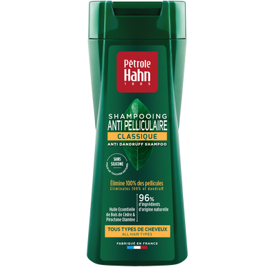 Shampooing Stop Pellicules pour cheveux normaux PETROLE HAHN, 250ml