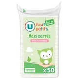 Coton Maxi carré U TOUT PETITS BIO x50 NBL