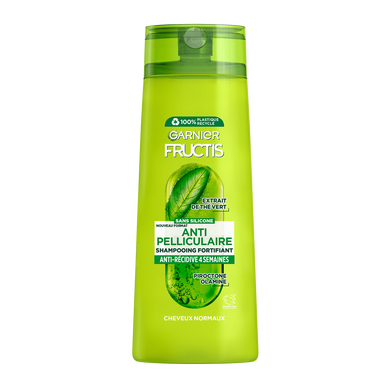 Shampoing fortifiant antipelliculaire thé vert FRUCTIS - flacon 300ml