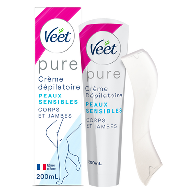 Crème Dépilatoire Pure Peaux Sensibles Sans Odeur D'Amoniaque - VEET -200ml