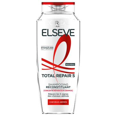 Shampooing reconstituant concentré céramide total repair ELSEVE -300ml