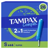 Tampon avec applicateur TAMPAS Compak Super x26