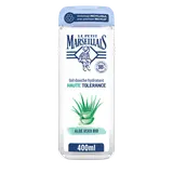 Gel douche aloe vera bio hydratant haute tolérance LE PETIT MARSEILLAIS 400ml