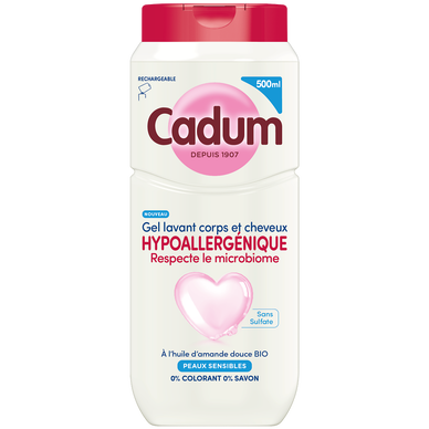 Crème douche hypoallergénique CADUM 500ml