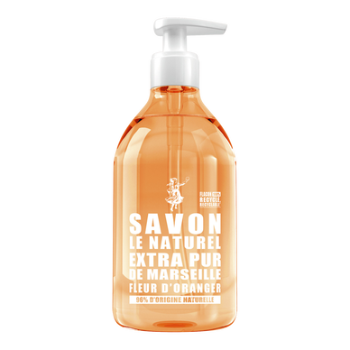 Savon liquide extra pur fleur d'oranger SAVON LE NATUREL - flacon 500ml