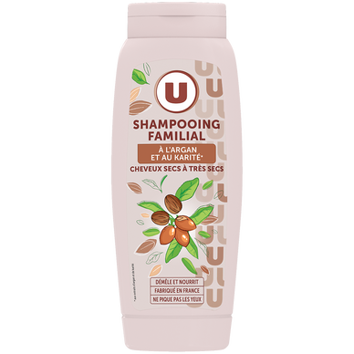 Shampooing Cheveux très secs, karité & argan  - 500ml
