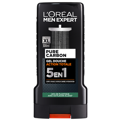 Gel douche action totale 5en1 enrichi en carbone MEN EXPERT - flacon 300ml