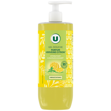 Gel douche Parfum verveine citron - Pompe 750ml