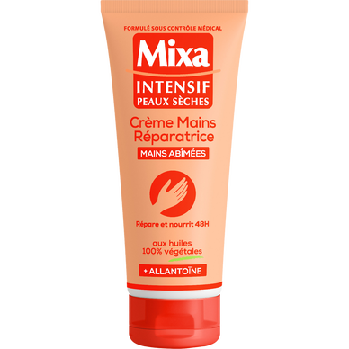 Crème mains réparatrice à l'allantoïne MIXA - tube 100ml