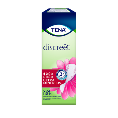 Serviettes pour incontinence ultra mini plus TENA LADY, x24