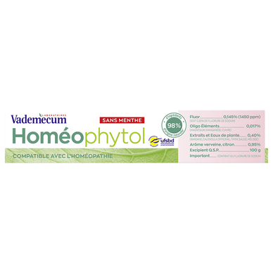 Dentifrice VADEMECUM Homeophytol 75mL