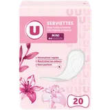 Serviettes incontinence mini pour fuites urinaires x20