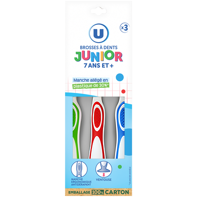 Brosse à dent JUNIOR ET+ - x3