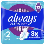 Serviettes ailettes long ultra jour ALWAYS taille 2 x12