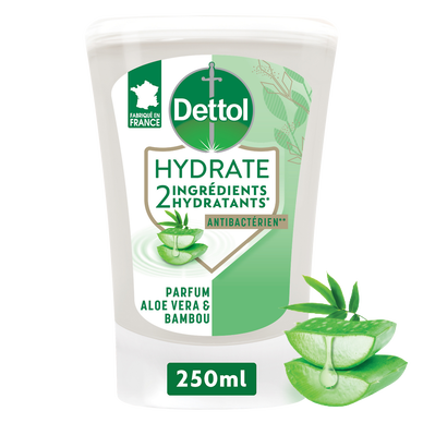 Recharge Savon Liquide Mains Aloe Vera Antibactérien - DETTOL - 250ml