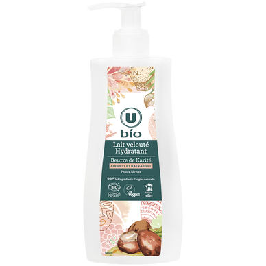 Lait velouté hydratant au karité  flacon de 250ml