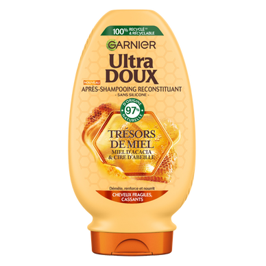 Après-shampoing reconstituant trésors de miel ULTRA DOUX - flacon 250ml