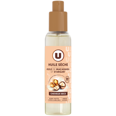 Huile capillaire sèche Cheveux secs, argan & macadamia - 150ml