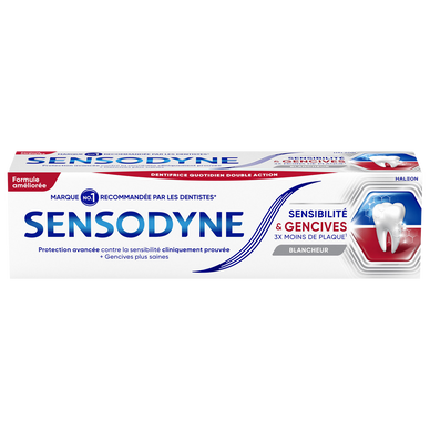 Dentifrice SENSODYNE Sens&Gencives Blancheur 75mL