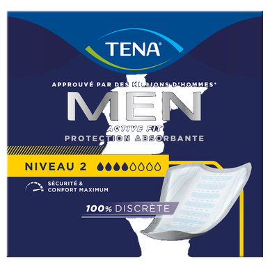 Serviette d'incontinence Level 2 TENA FOR MEN, x10