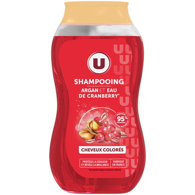 Shampooing Cheveux colorés, huile argan & cranberry  - 250ml