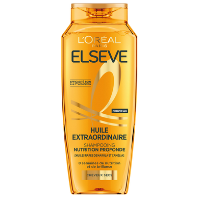 Shampoing nutrition éclat huiles rares ELSEVE - flacon 250ml