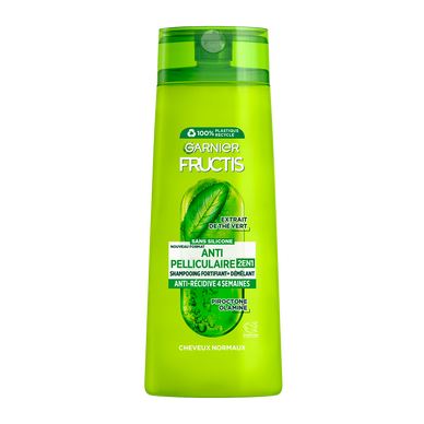 Shampoing 2en1 anti-pelliculaire thé vert FRUCTIS - flacon 300ml