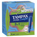 Tampons Avec Applicateur TAMPAX Pearl Compak Super x20