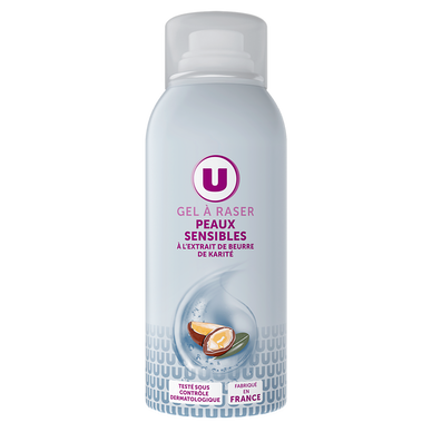 Gel à raser femme peaux sensibles extrait beurre de karité 75ml