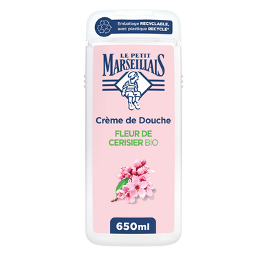 Gel douche fleur de cerisier Extra doux LE PETIT MARSEILLE 650ml