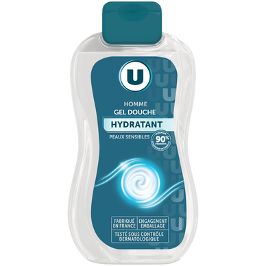 Gel douche homme Peaux sensibles, hydratant  - 250ml
