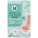 Bande de cire froide visage, x20