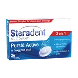 Nettoyant Pour Appareil Dentaire Pureté Active 3 En 1 - STERADENT - x36