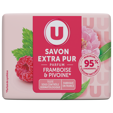 Savon extra doux framboise pivoine, 100g
