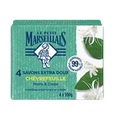 Savon chèvrefeuille LE PETIT MARSEILLAIS 4x100g