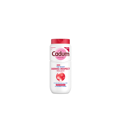 Gel lavant CADUM Dermo-respect sans savon en flacon rechargeable 500mL