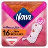 Serviettes hygiéniques avec ailettes Ultra régulier+ NANA x16