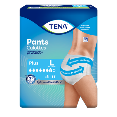 Culottes incontinence TENA protect plus L x8