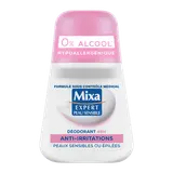 Déodorant femme anti-irritations peaux sensibles MIXA - bille 50ml