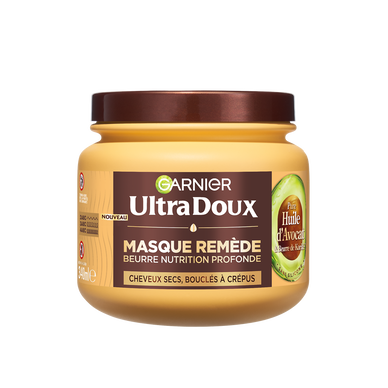 Masque nutrition cheveux secs, bouclés ULTRA DOUX -340 ml