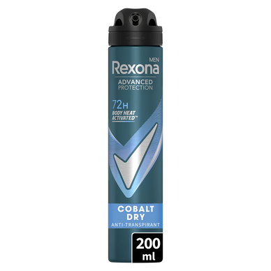 Déodorant Homme anti-transpirant cobalt dry 72h REXONA - Spray 200ml