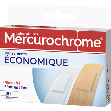 Pansements MERCUROCHROME, x20