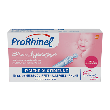 Sérum physiologique PRORHINEL 30x5ml