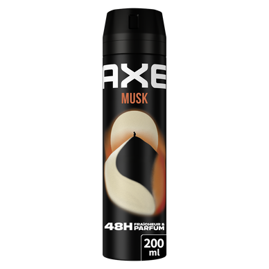 Déodorant homme musk 48h fraîcheur & parfum AXE spray 200ml