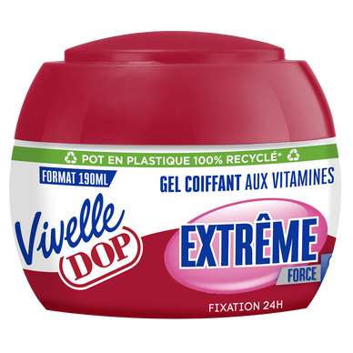 Gel coiffant fixation extrême VIVELLE DOP - pot 190ml