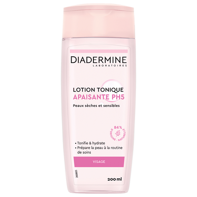 Lotion tonique apaisante DIADERMINE, flacon de 200ml