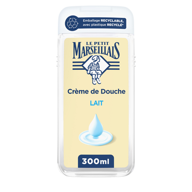 Crème de douche LE PETIT MARSEILLAIS Extra doux lait 300mL