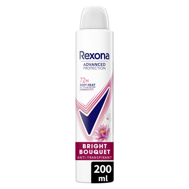 Déodorant aérosol bright bouquet 72h REXONA - spray 200ml