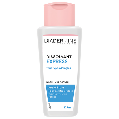 Dissolvant express pour les ongles DIADERMINE, flacon 125ml