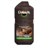 Gel douche gommant au savon noir et noix d'argan USHUAÏA - flacon 280ml